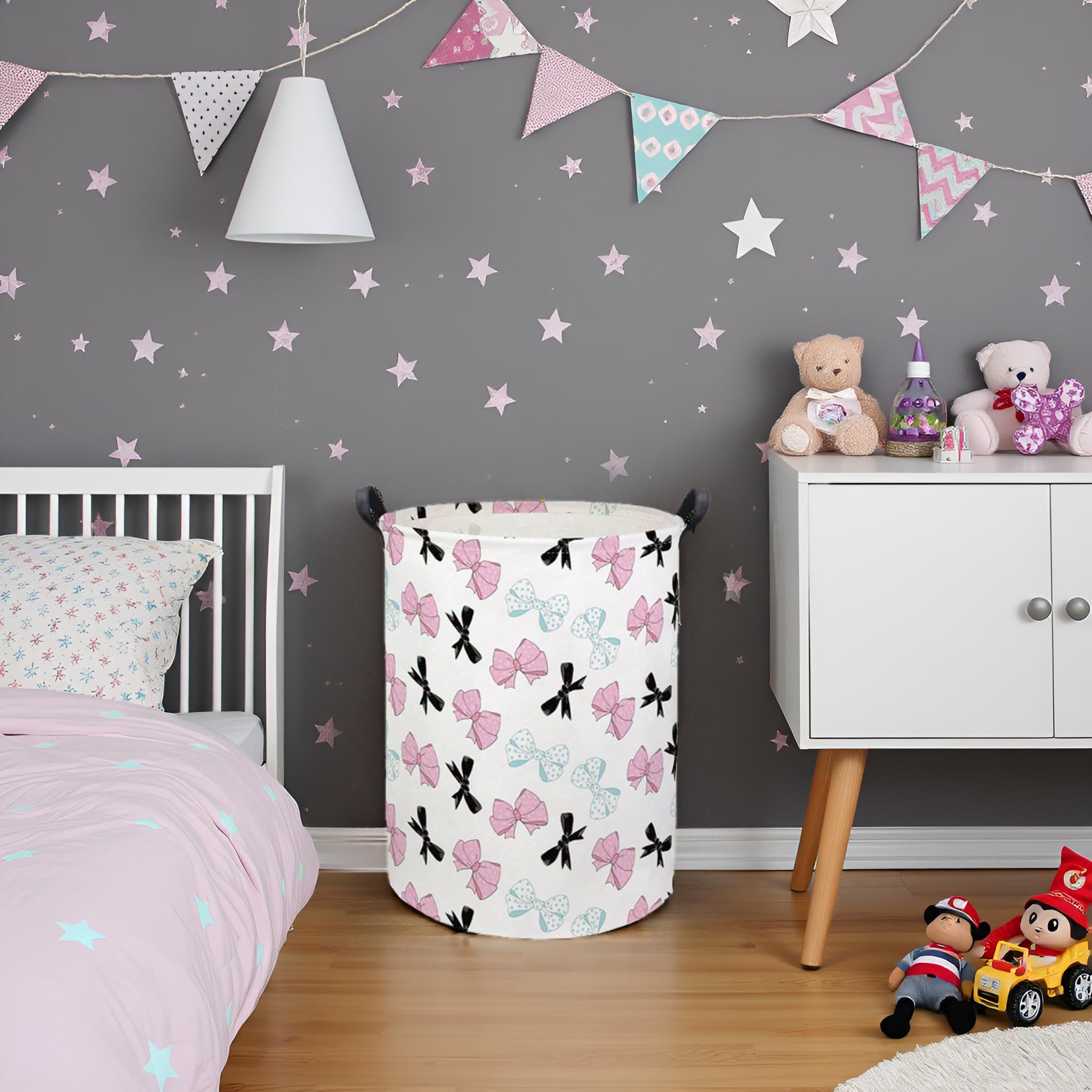 HIYAGON butterfly pattern nursery decor adds playful style to kid's room