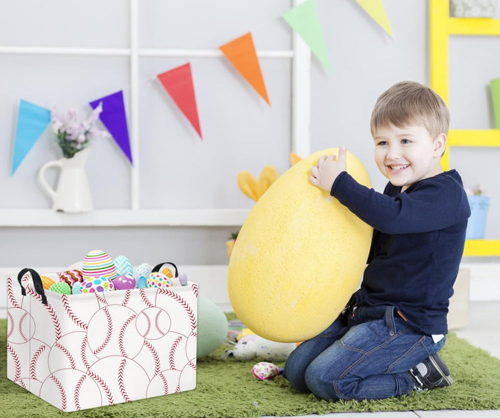 HIYAGON canvas-toy-storage-bin keeps kids' items tidy in bedrooms and playrooms