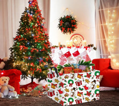 HIYAGON Christmas basket inner lining detail highlighting waterproof protection for items.