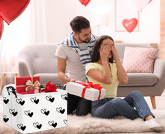 HIYAGON collapsible storage bin folded flat for space saving