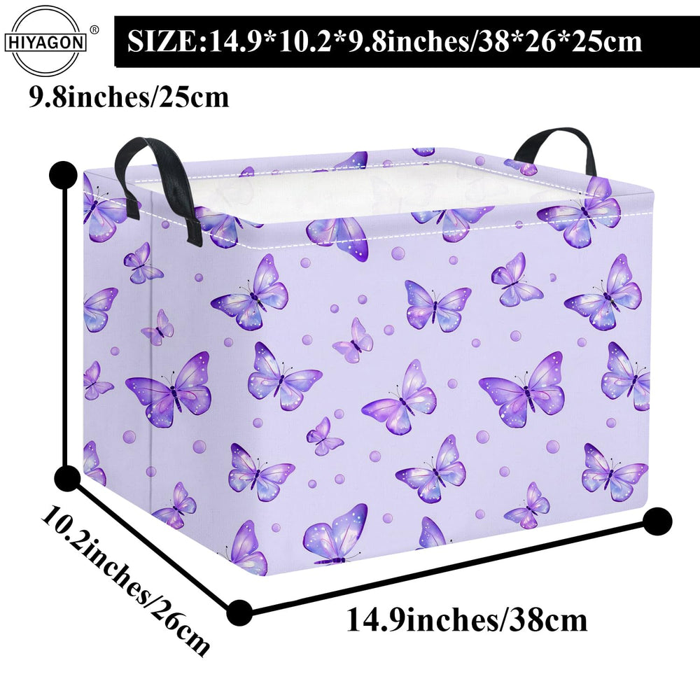 HIYAGON dot butterfly pattern adds playful decor while storing essentials.