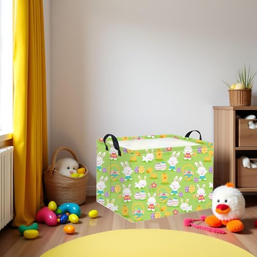 HIYAGON Easter Basket size 19.7x15.7 inches for ample storage