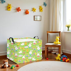 HIYAGON Easter Basket used as a toy storage bin for organized playtime