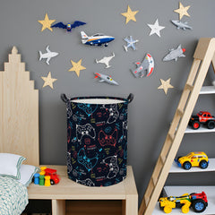 HIYAGON Game laundry basket collapsible design saves space when not in use.