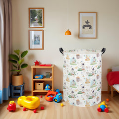 HIYAGON basket with two handles for easy transport around the nursery