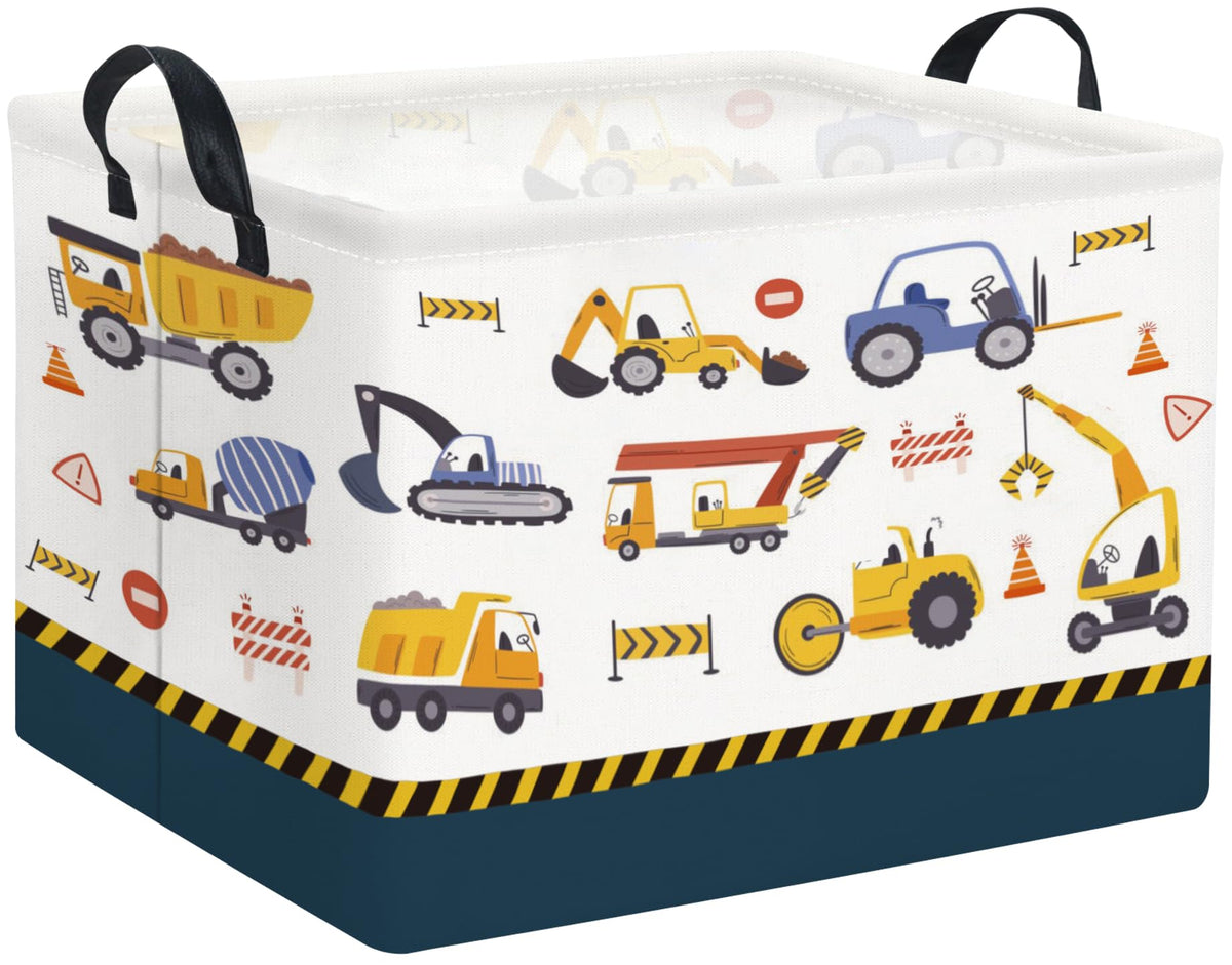 HIYAGON rectangular car basket front view for organized car storage and toy organization