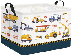 HIYAGON rectangular car basket front view for organized car storage and toy organization