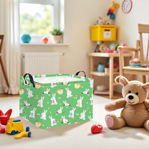 HIYAGON basket side with leather handle enabling easy portability in kids' rooms