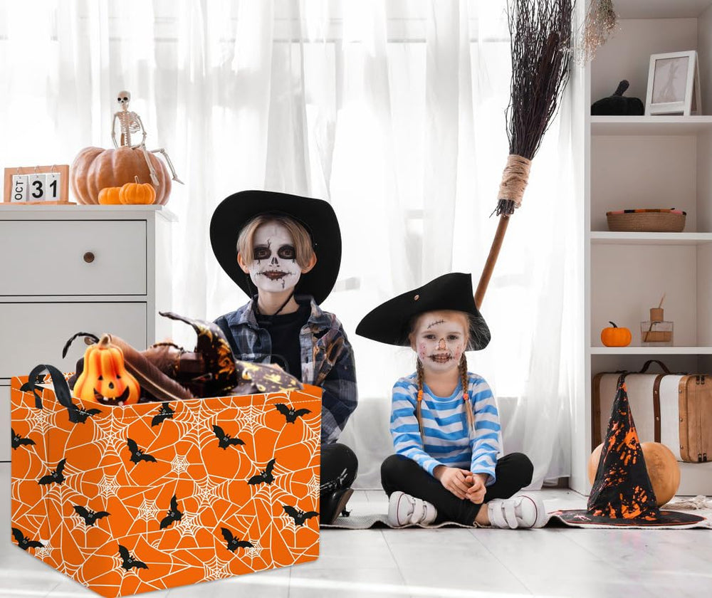 HIYAGON rectangular basket shown in collapsible flat form for space-saving storage.
