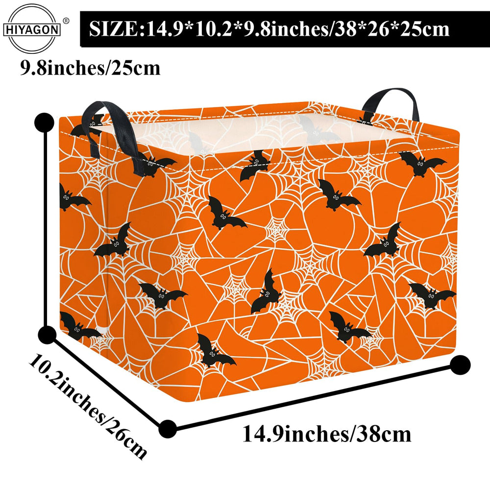 HIYAGON multiuse storage basket suitable for books, toys, or laundry.
