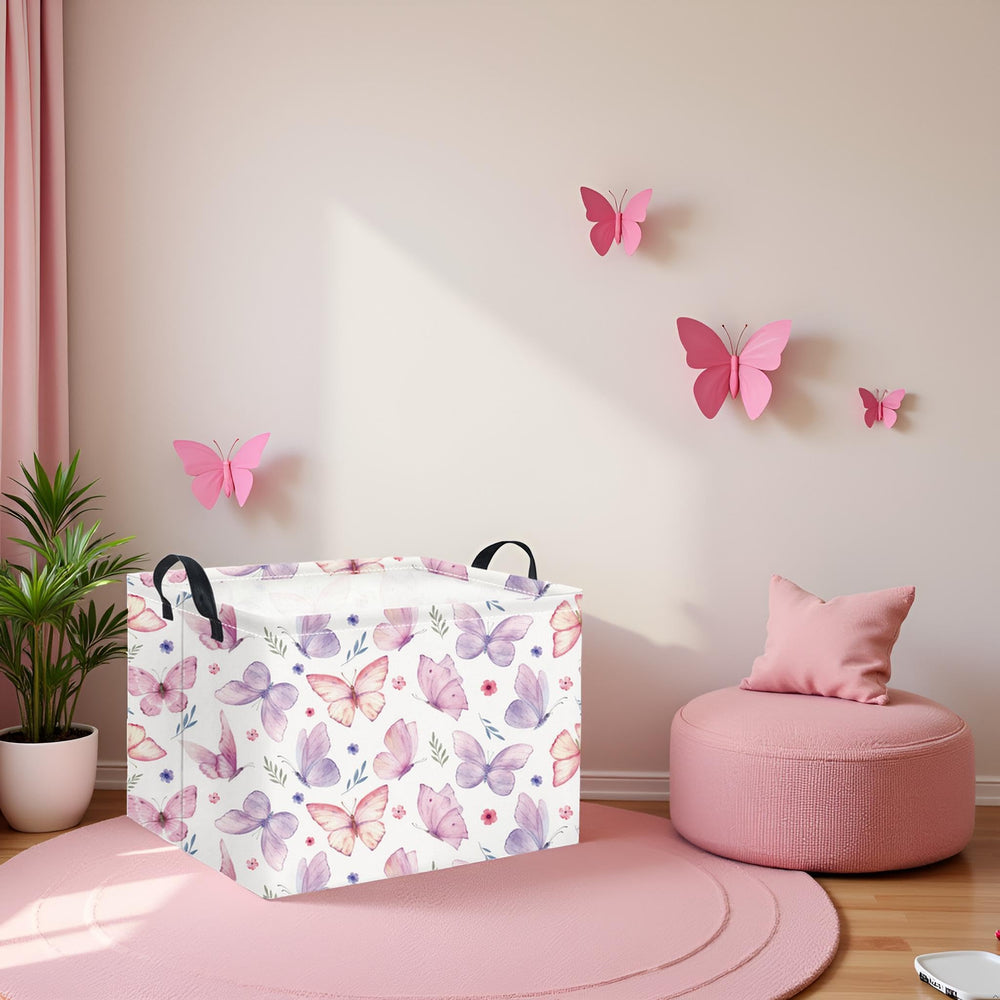 HIYAGON pink basket leather handle for easy transport