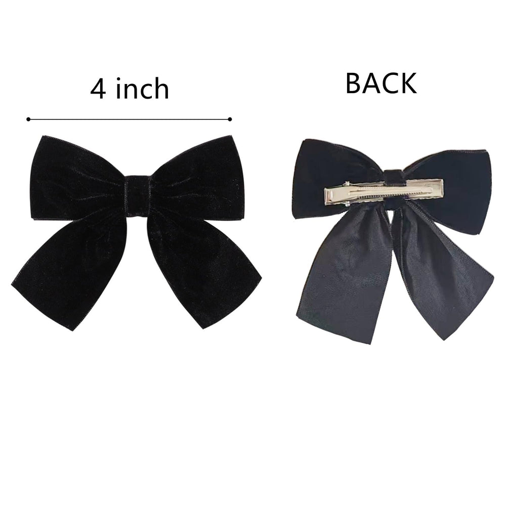 Hjiaruiky hair bows lightweight clip on for easy on-off styling.
