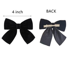 Hjiaruiky hair bows lightweight clip on for easy on-off styling.
