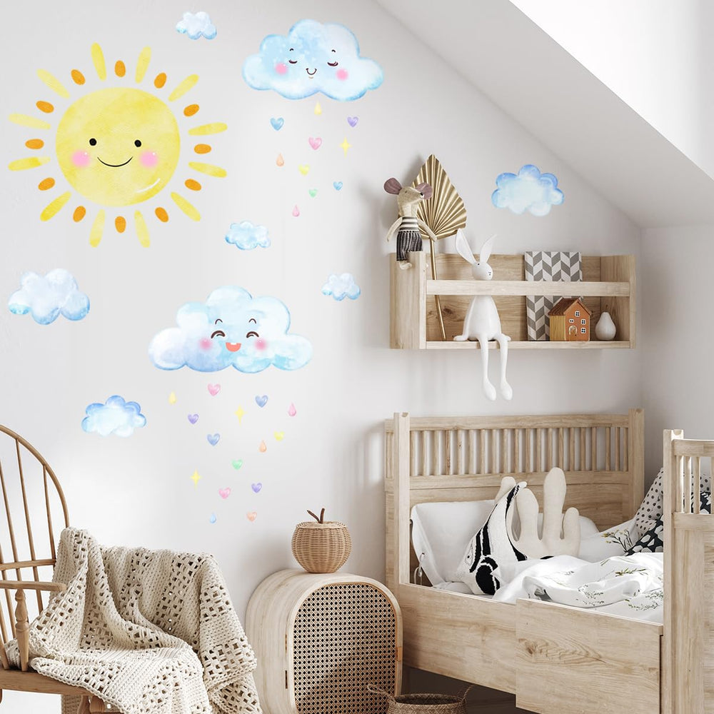 HJKlove peel-stick decals simplify decorating for kids' spaces and caregivers.