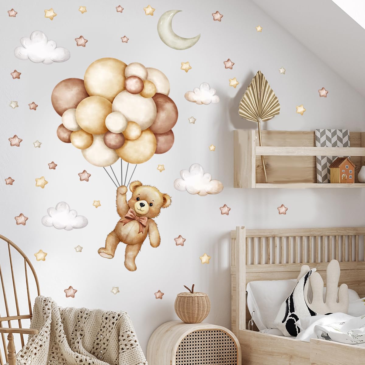 HJKlove bear wall decals packaging shows contents and easy application