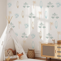 HJKlove underwater wall sticker adds playful marine details to bath or wall