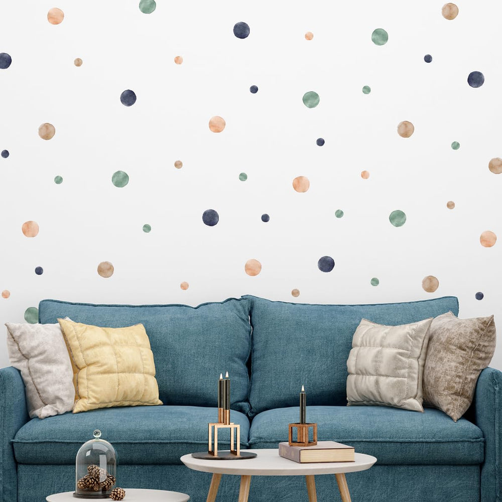 HJKlove watercolor circles brighten playrooms with versatile layout options