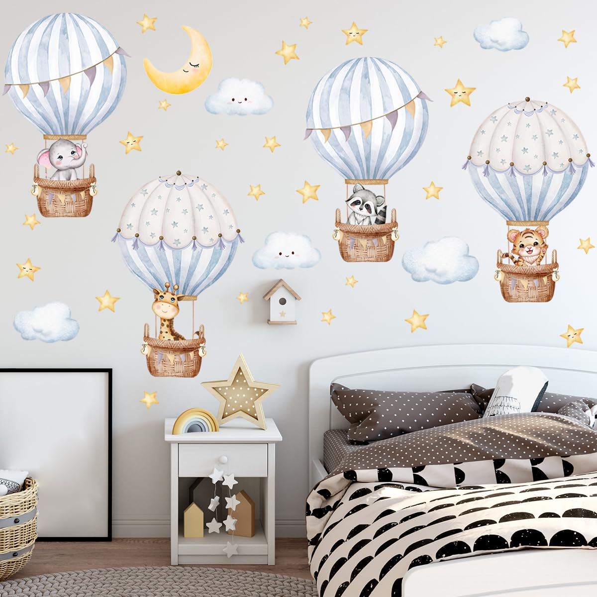 HJKlove waterproof non-toxic vinyl decor safely covers walls and removes easily