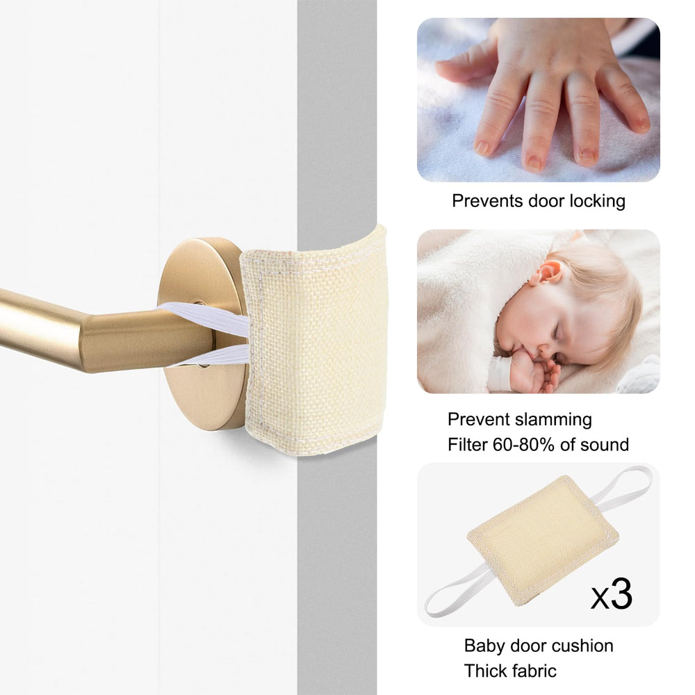HJZHII baby-door-latch-cover-installation demonstrates easy, tool-free setup.