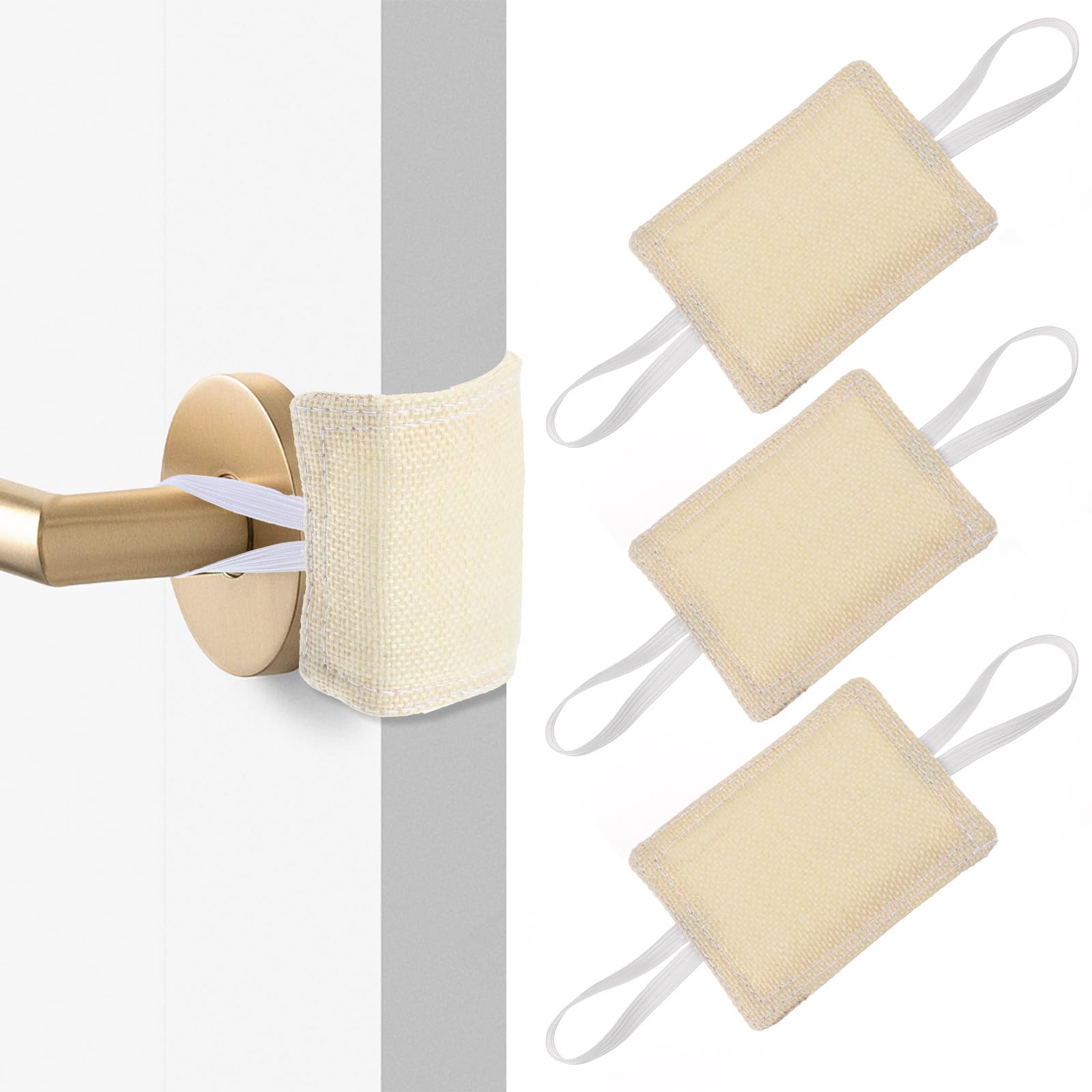 HJZHII door-slam-silencer-set cushions doors for quieter rooms.