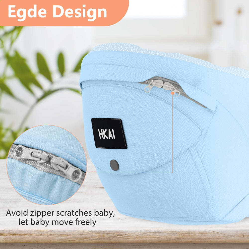 HKAI facing-in position demonstrates secure infant comfort