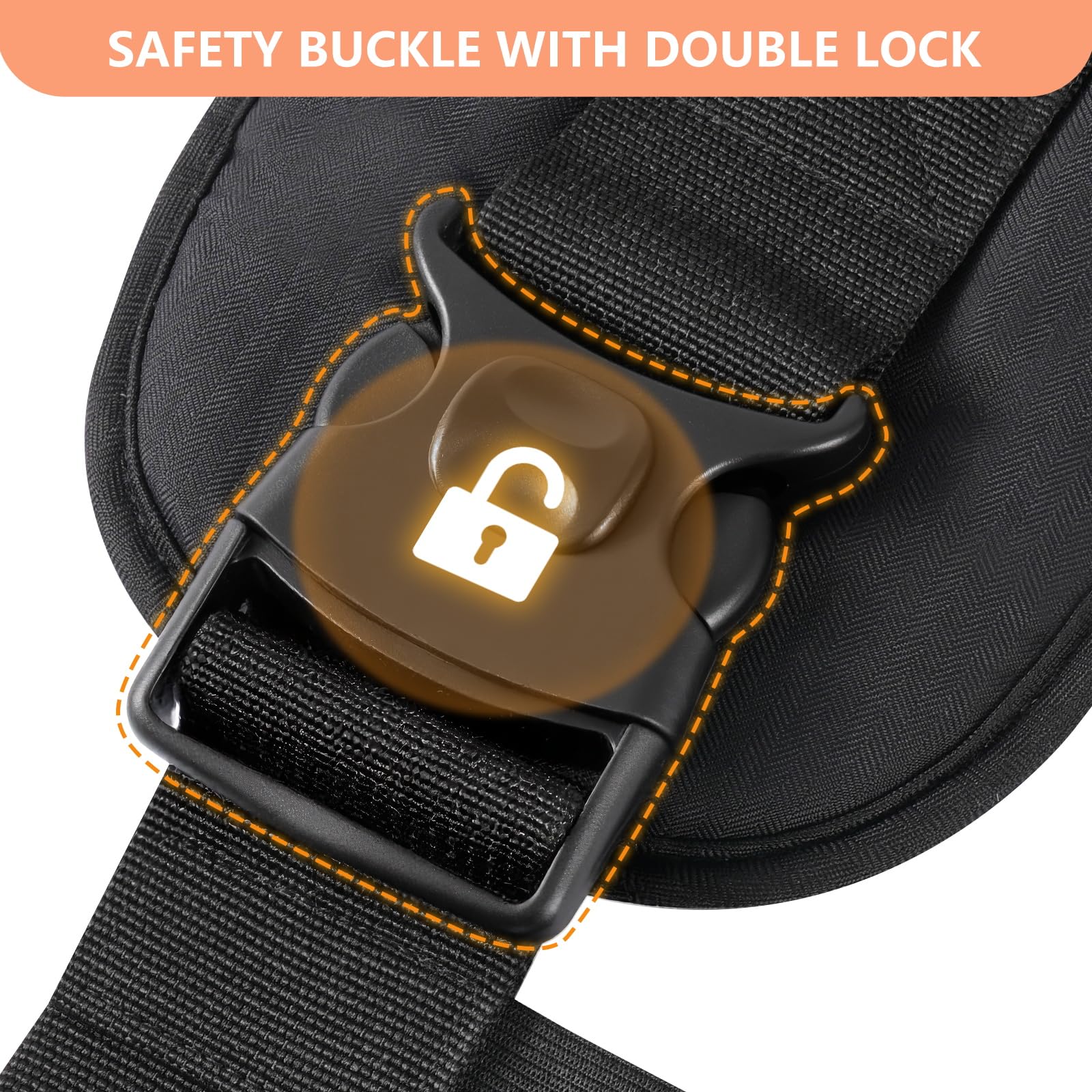 HKAI baby carrier hip seat bottle holder feature helps on-the-go feeding.