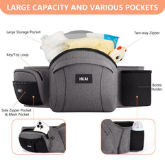 HKAI hip seat close-up highlighting non-slip surface and infant comfort