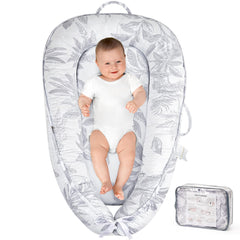 HKAI Baby Lounger soft cotton cover offers breathable comfort during awake playtime.