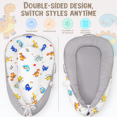 HKAI Baby Lounger reversible design shown for multi-surface comfort