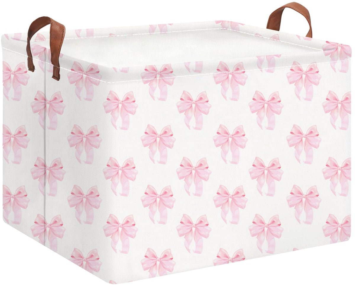 HKEC rectangle storage basket folded flat for space-saving storage