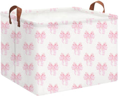 HKEC rectangle storage basket folded flat for space-saving storage