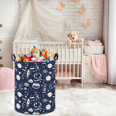 HKEC Space Stars laundry bin holds 30+ clothes for larger loads.