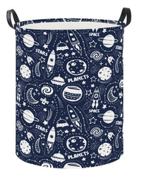 HKEC Space Stars laundry bin folded demonstrates space-saving storage in small spaces.