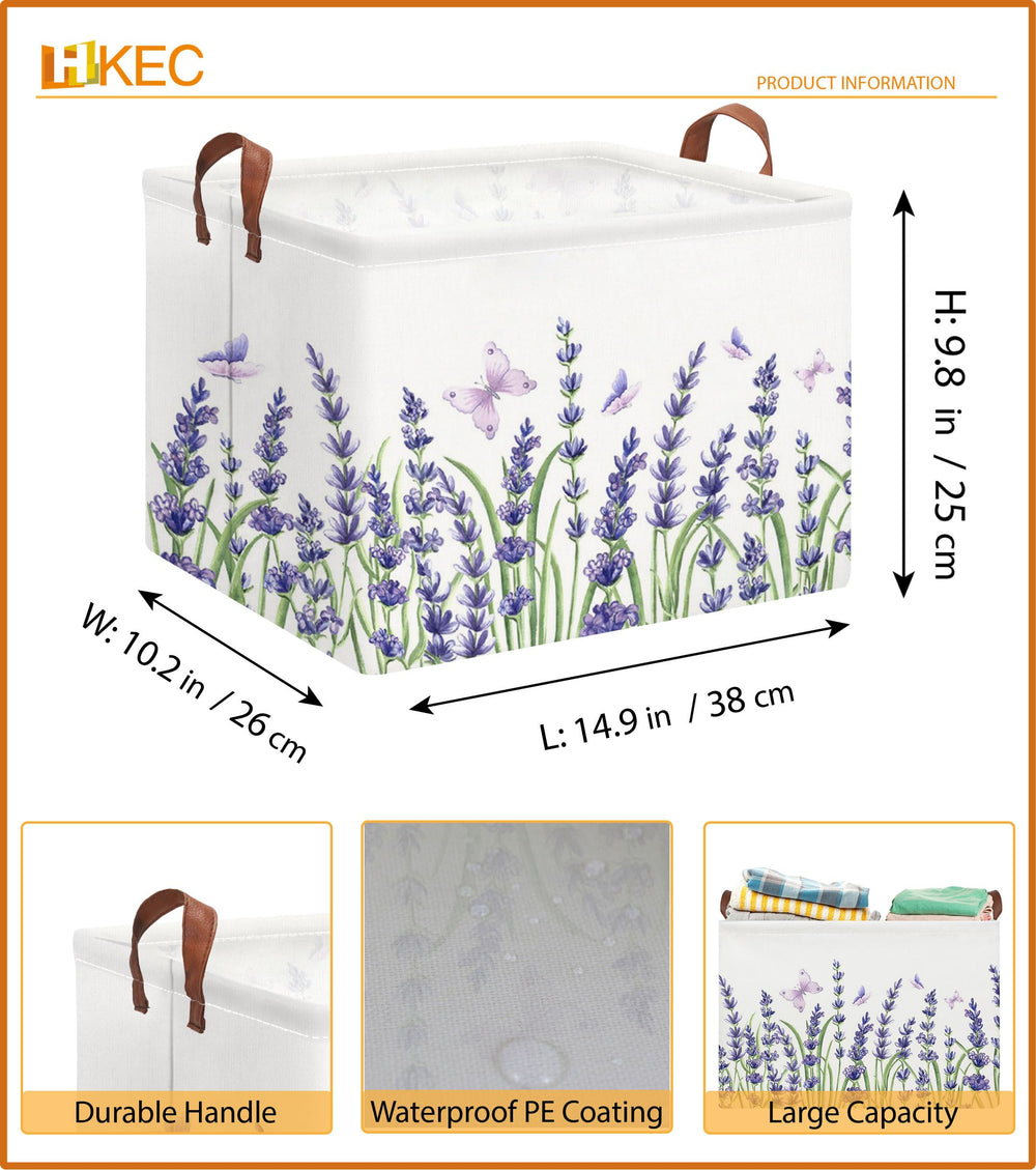 HKEC laundry basket for towels, sturdy and easy to grab in linen closet.