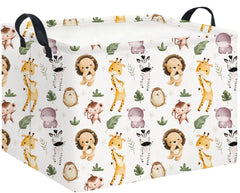 HKEC Rectangle Storage Basket with handles, easy to tote toys or clothes.