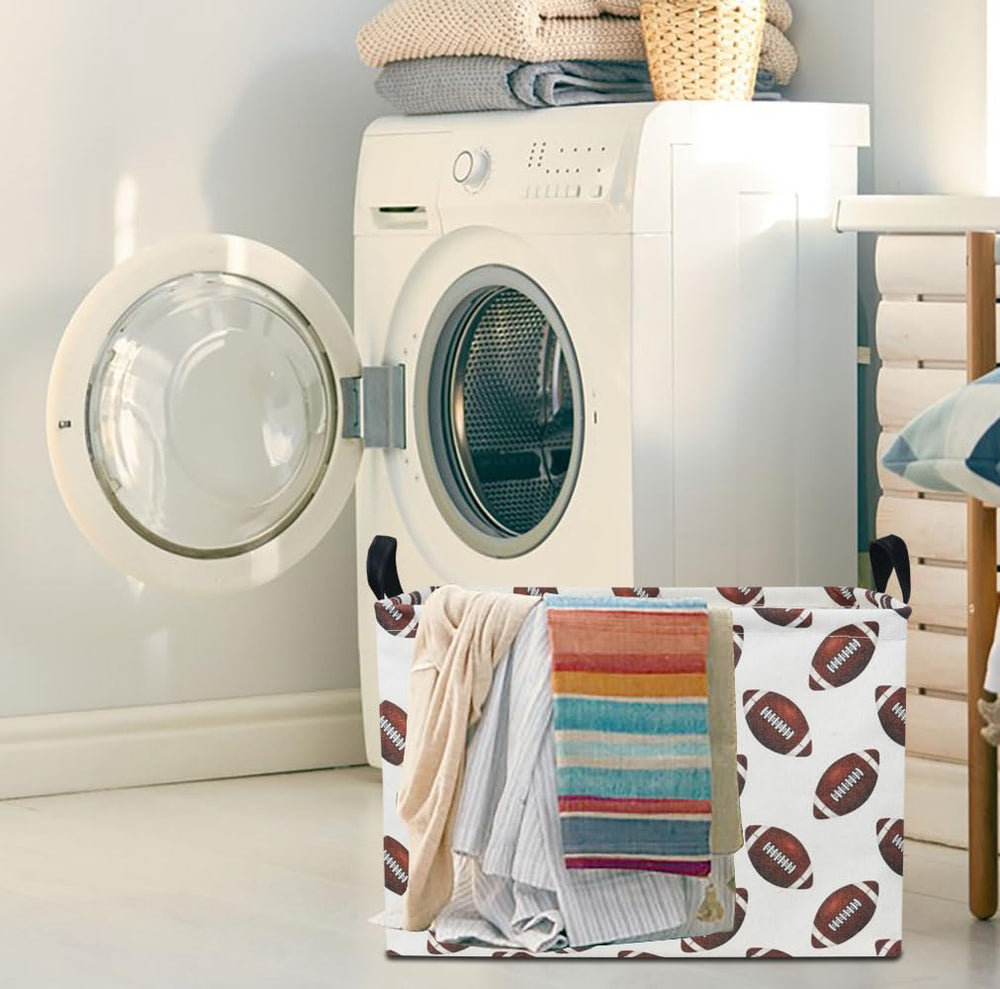 HKEC Rugby Storage Basket on a shelf keeps essentials organized.
