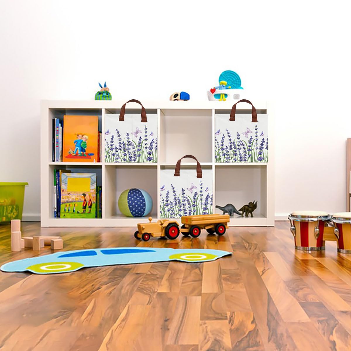 HKEC storage basket for baby toys, keeps nursery tidy and accessible.