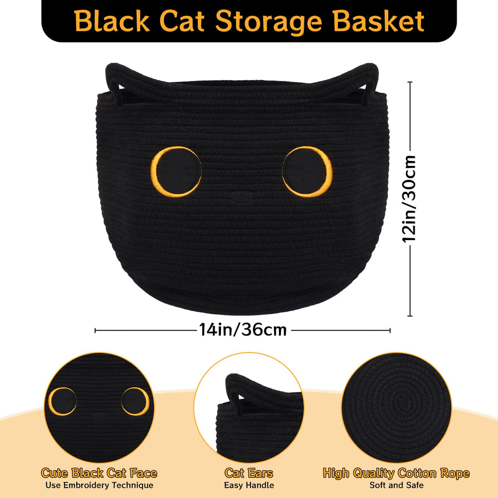 Hkojewp round basket with handles showing easy carrying for toy organization.