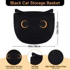 Hkojewp round basket with handles showing easy carrying for toy organization.