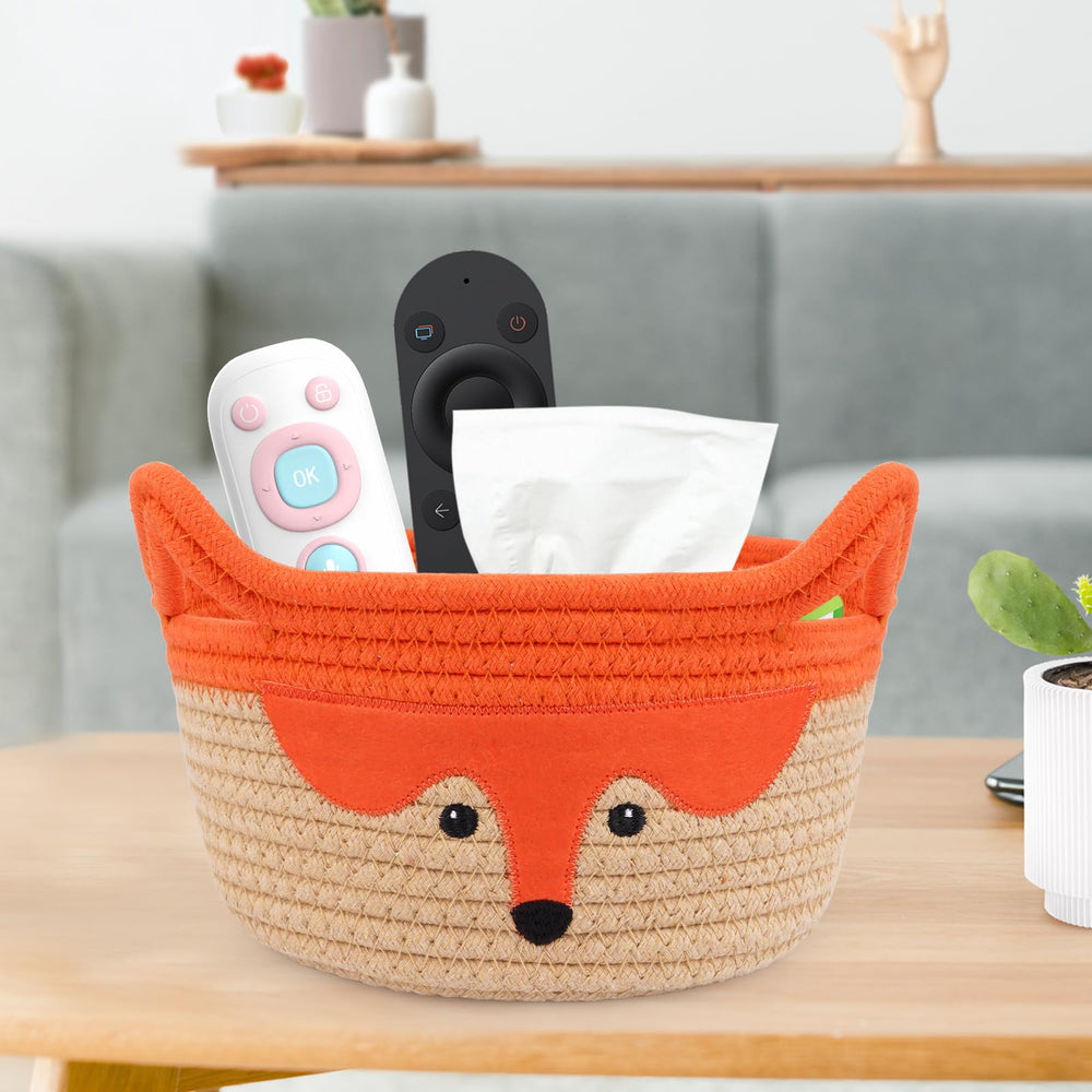 Hkojewp fox-basket-foldable-design image shows lightweight, easy-to-store design when not in use.