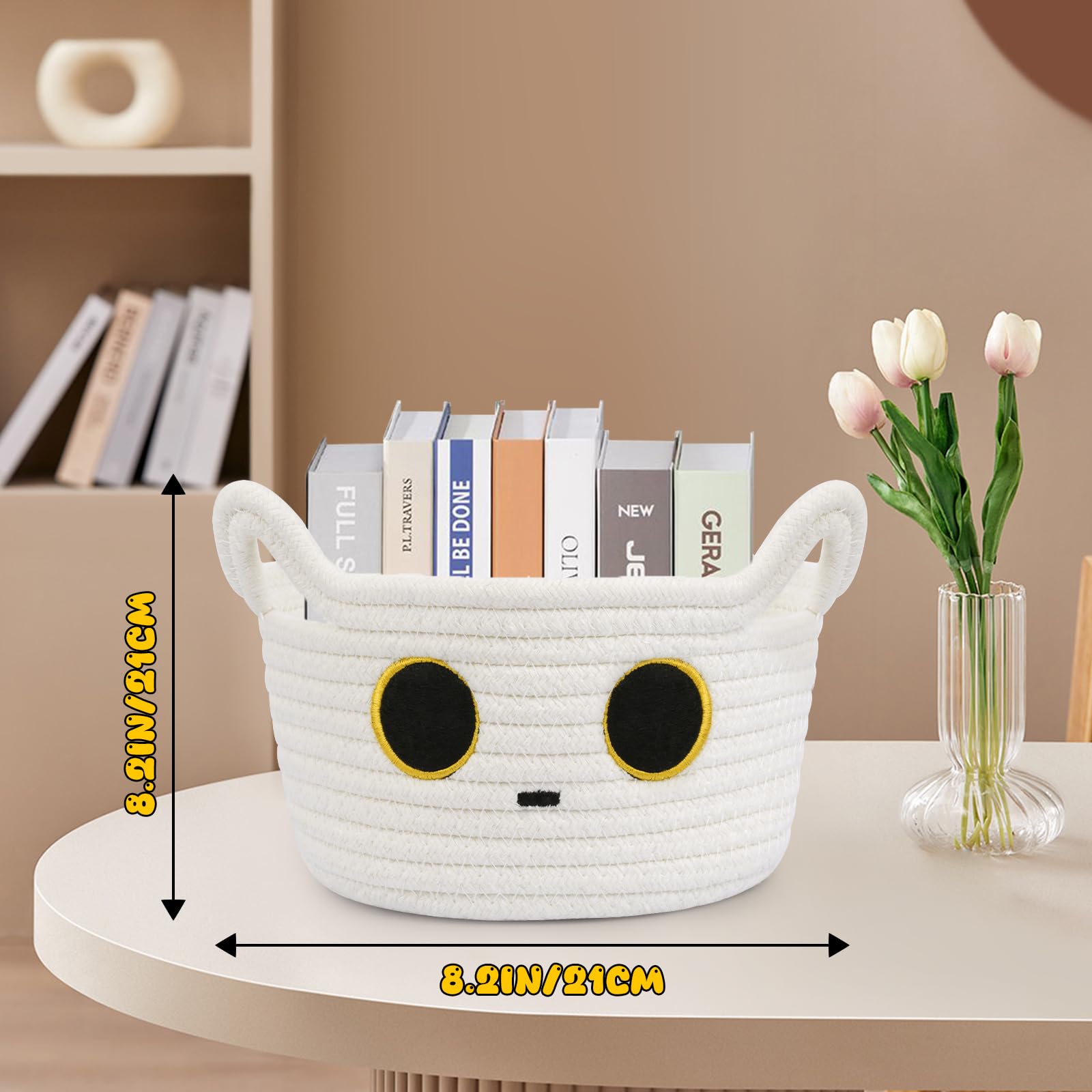 Hkojewp multi-use storage basket conveys toy storage and blanket organization