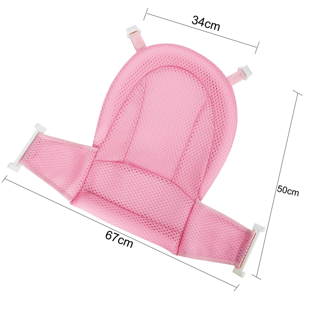 HKSICHENGKEJI baby bath seat mesh pink option for cozy baths