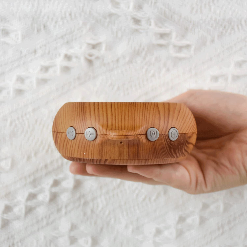 HLEEDUO adjustable-volume control lets you tailor audio to room and nap times.