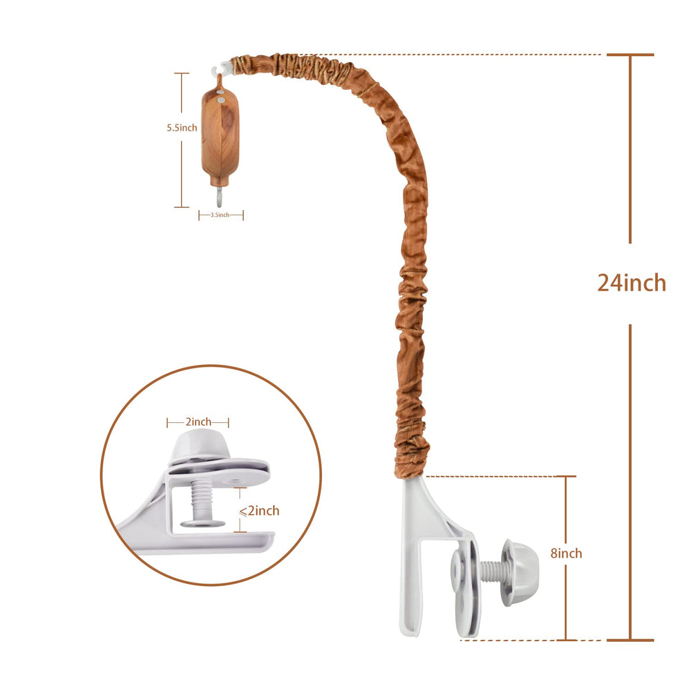 HLEEDUO battery-operated mobile for cordless nursery setup