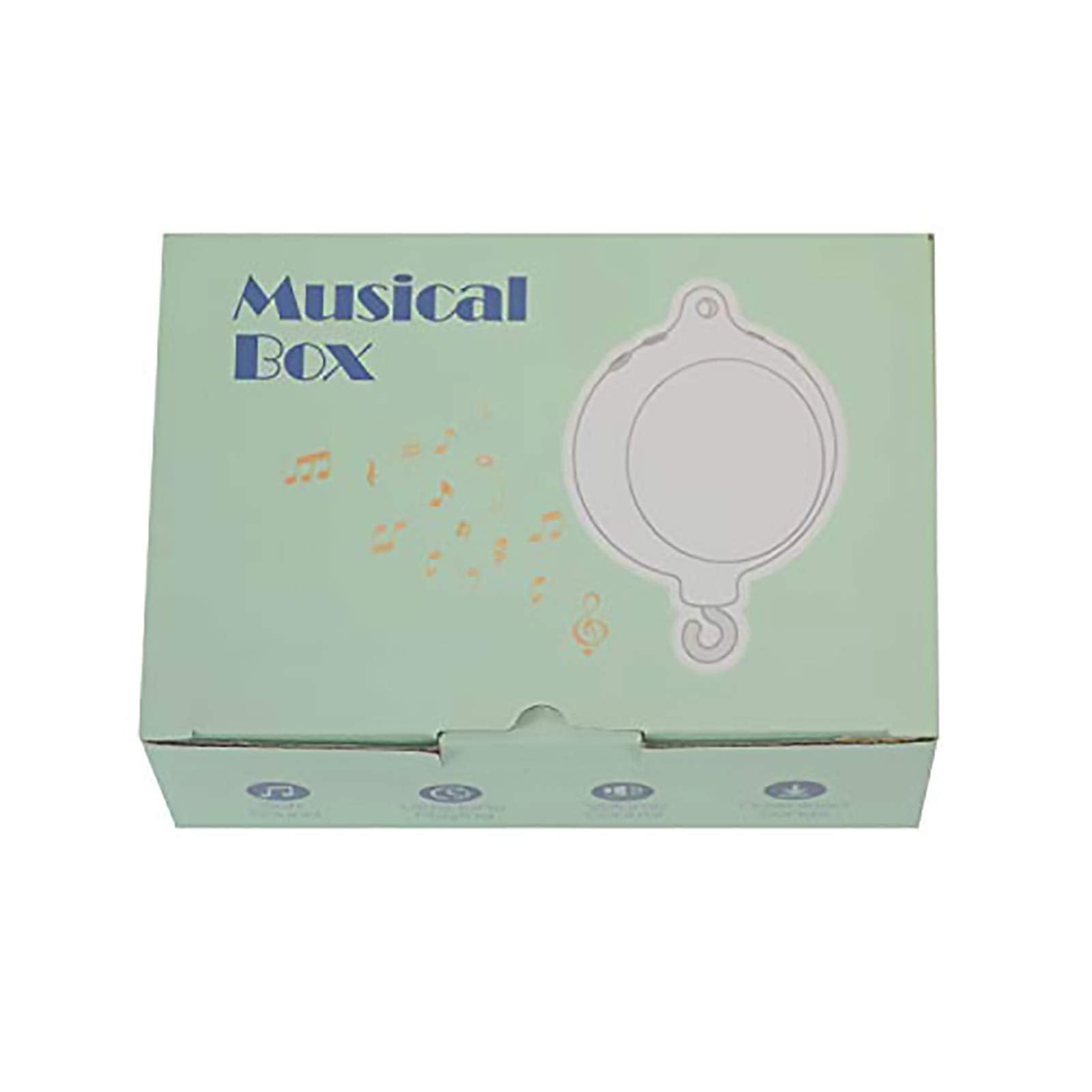 HLEEDUO crib-mobile in-use image demonstrates gentle motion and calming melodies.