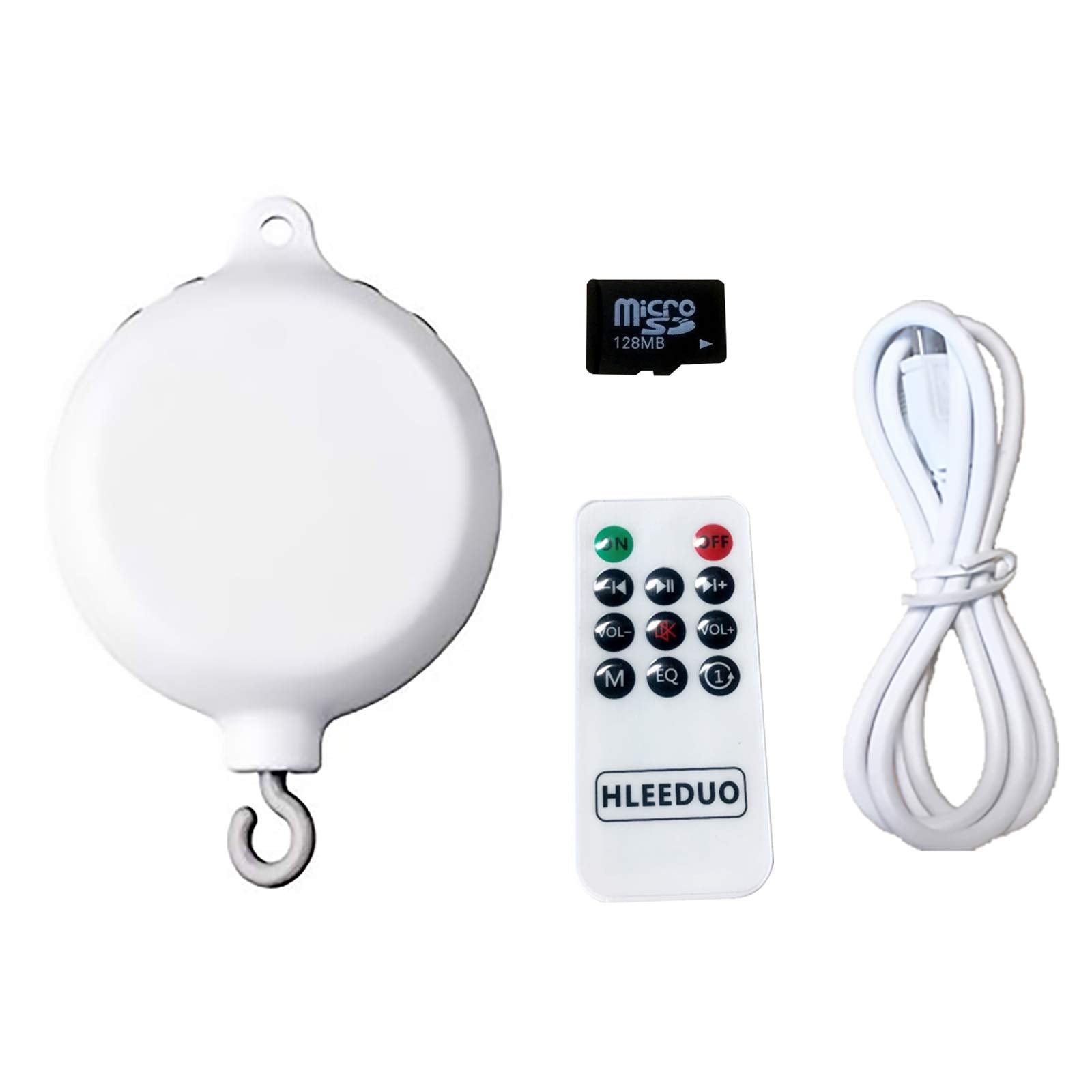 HLEEDUO crib mobile remote control lets you operate lullabies from across the room.