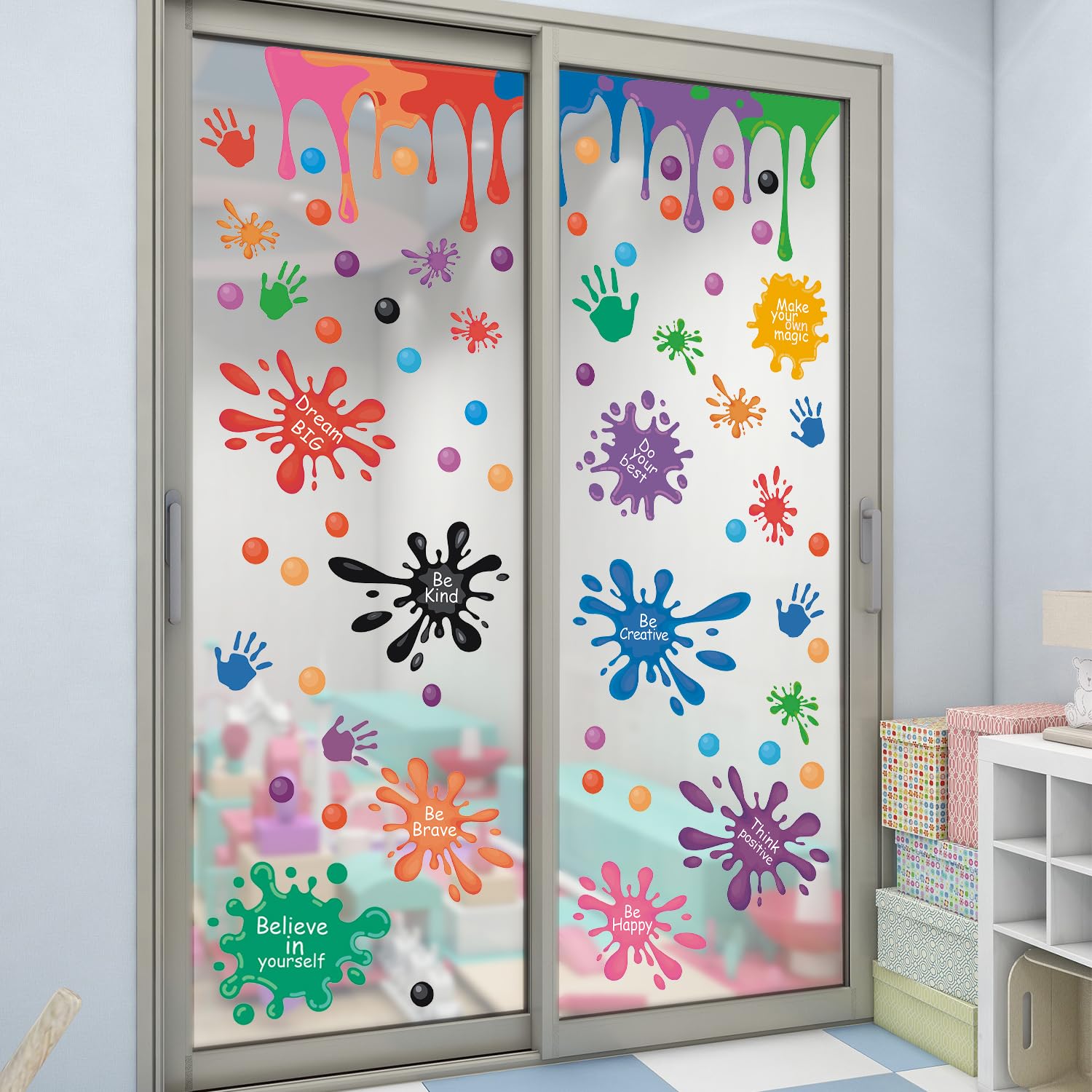 HLNIUC creativity inspiration wall art supports imaginative play