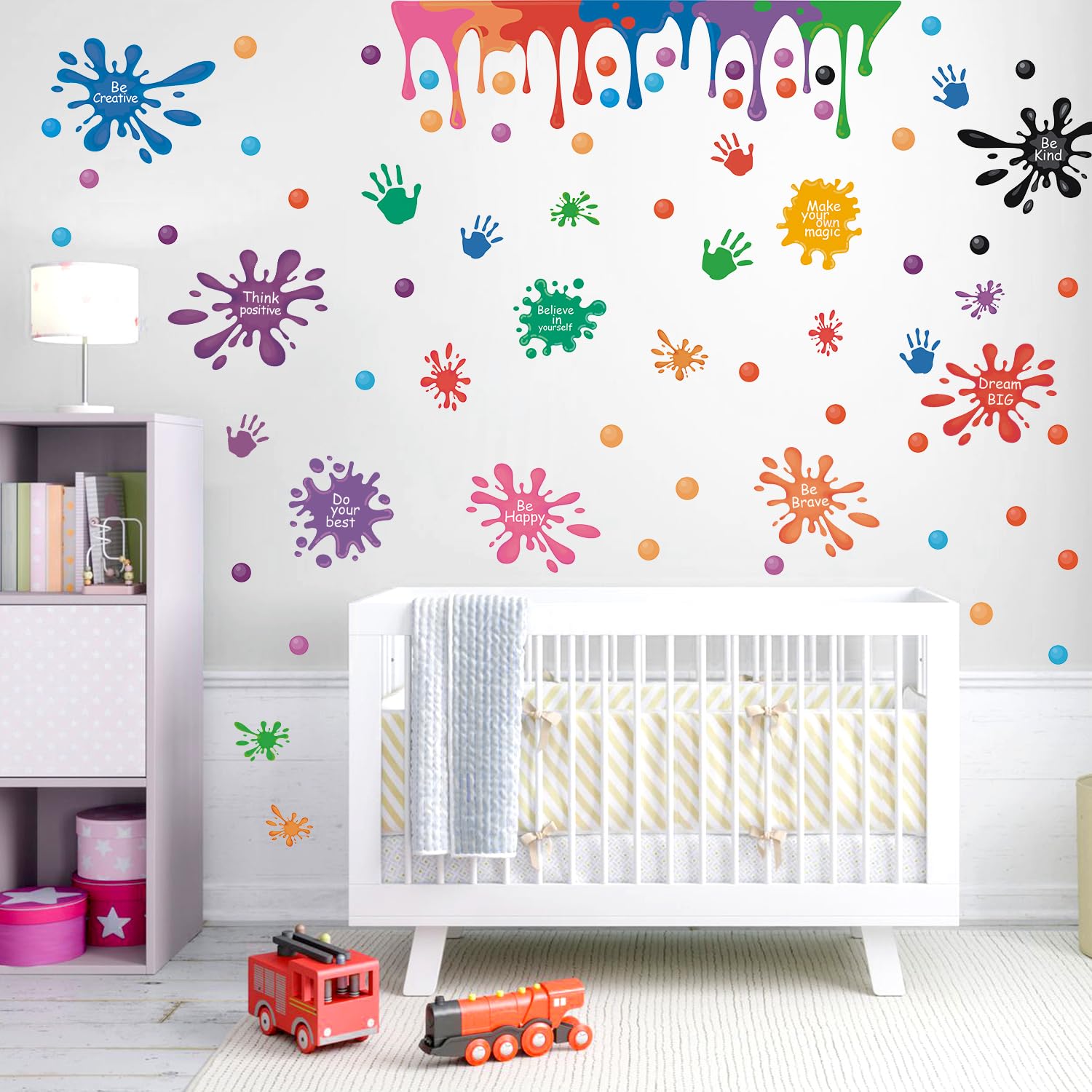 HLNIUC kid-friendly wall decor for classrooms and libraries encourages focus and creativity.