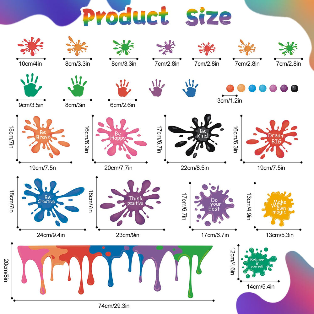HLNIUC positive affirmations wall art promotes daily motivation in kids' spaces.