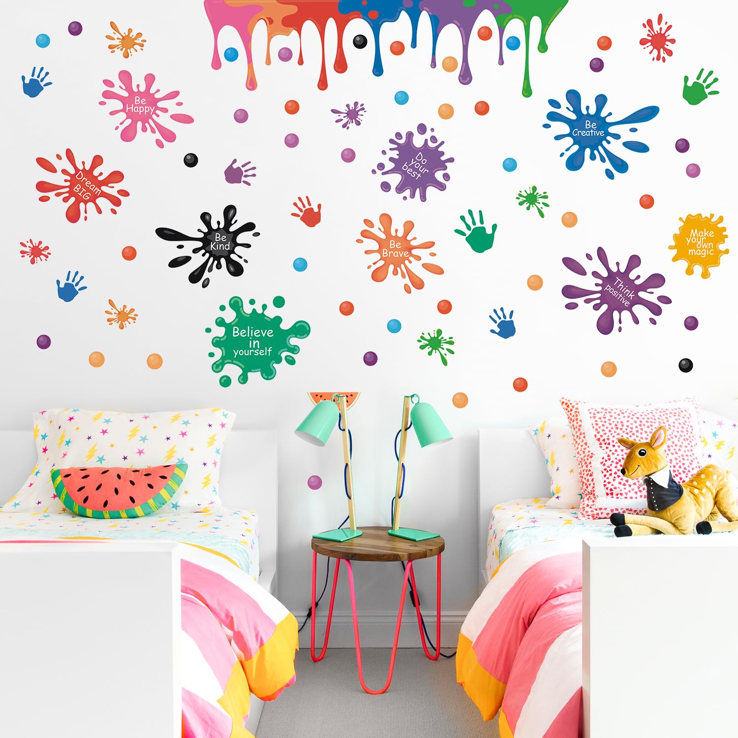 HLNIUC wall decor for kid playroom collection with vibrant accents